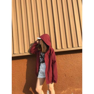 Khoác gió jacket Wet- Đỏ Đô- [Nữ -Cực Hot]