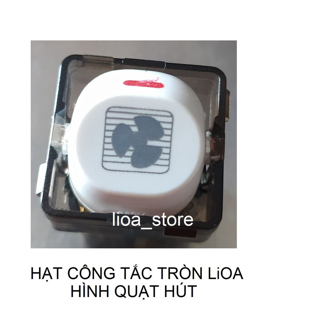 CÔNG TẮC TRÒN 1 CHIỀU LiOA CÓ HÌNH BIỂU TƯỢNG.
