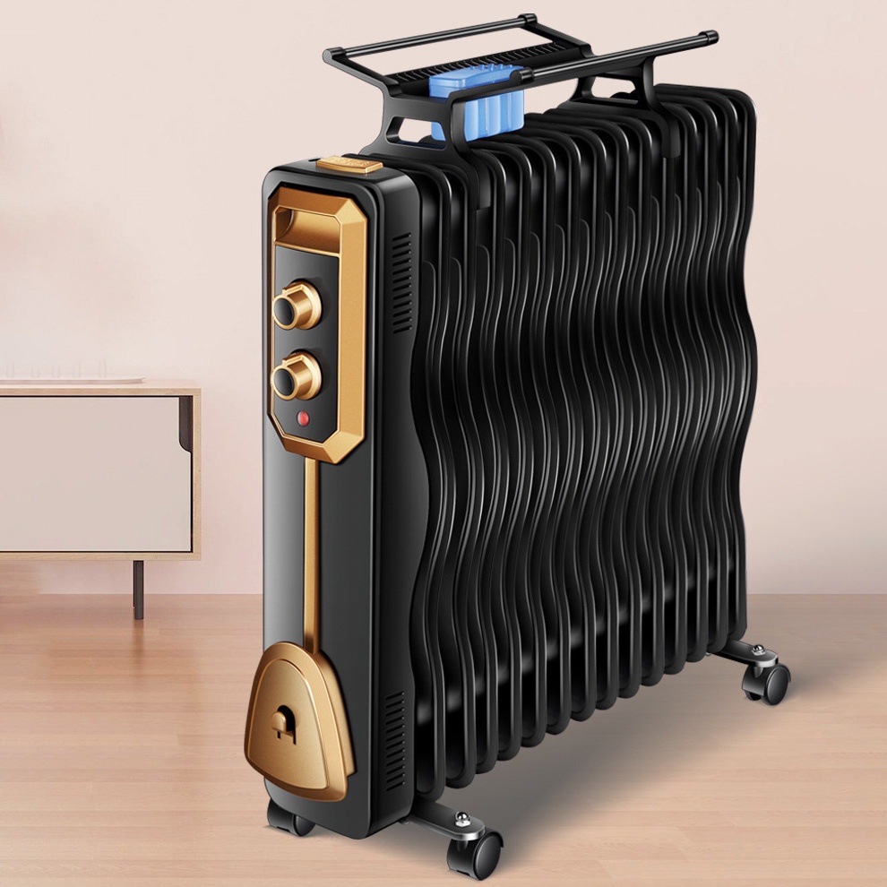 Máy sưởi dầu  Yangzi YL-1809 làm ấm tự nhiên kèm giá phơi làm ấm phòng 10-20m2