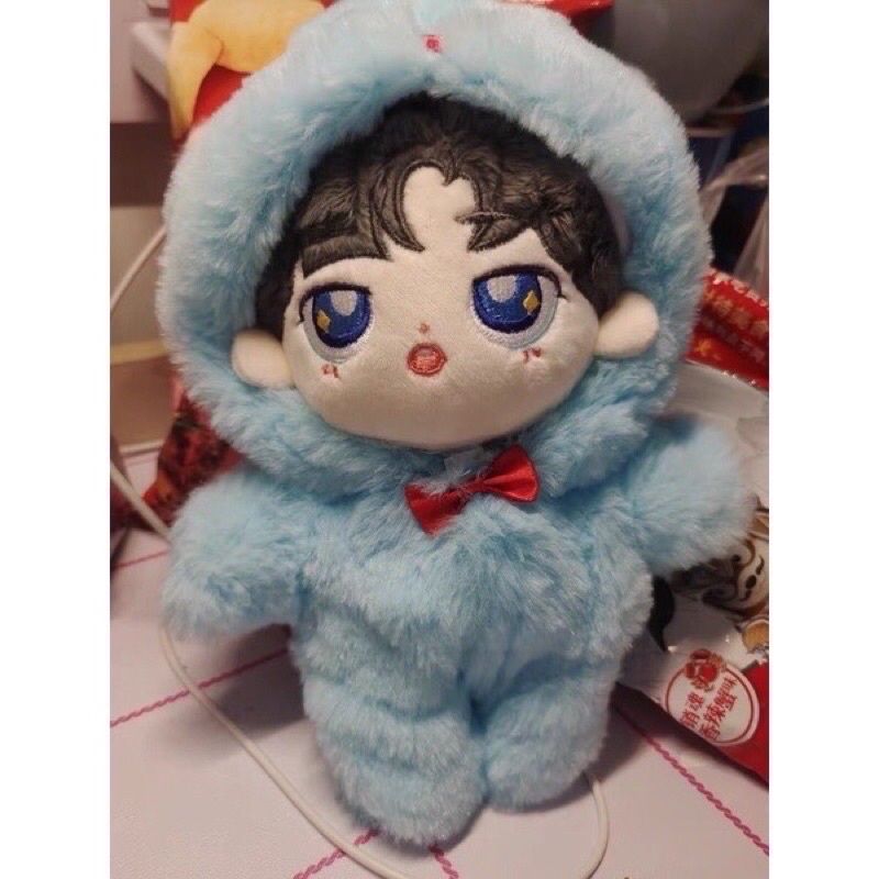 Áo thú lông cho doll 20cm nhỏ người