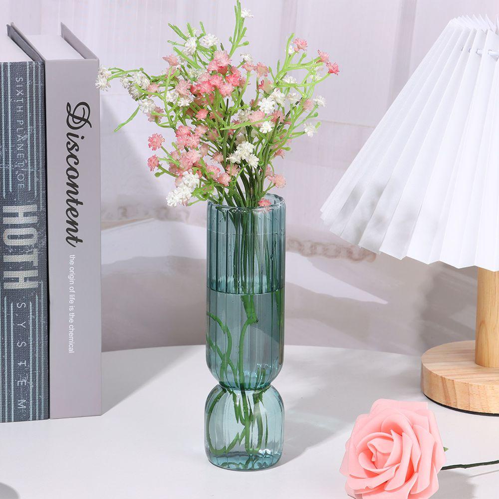 Bình Hoa Thủy Tinh Trong Suốt Phong Cách Bắc Âu Độc Đáo