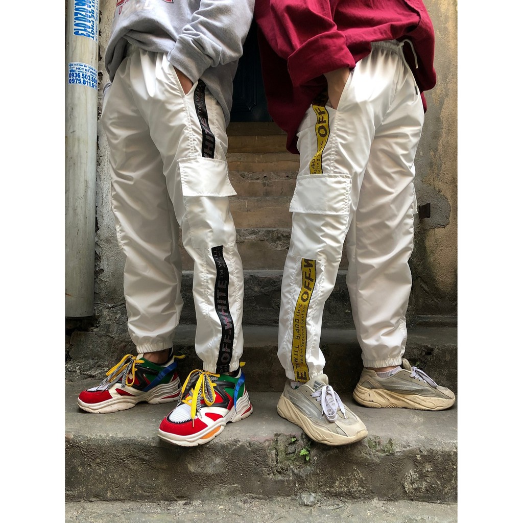 Quần túi hộp dây off white ( size S - 3XL ) 30kg - 100kg
