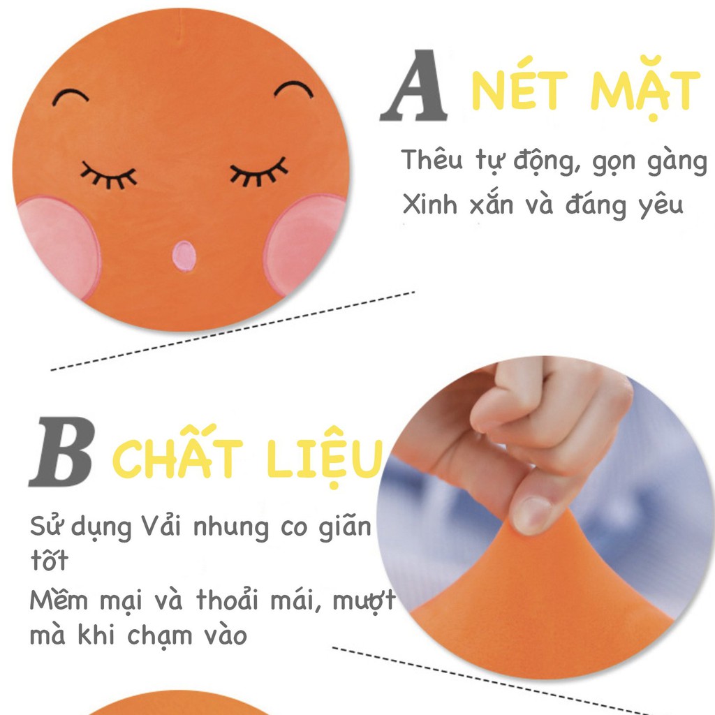 [FREESHIP - GIÁ SỐC] Gấu Bông Gối Ôm Vegetable Cực Đáng Yêu :: Thú Bông Mịn Êm Ôm Cực Thích