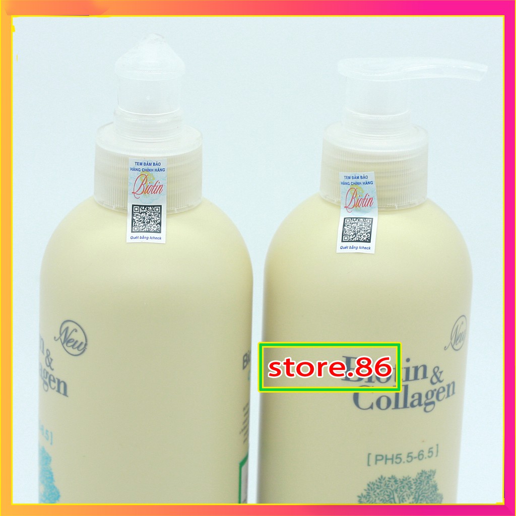 Dầu gội BIOTIN COLLAGEN store.86 mùi thơm sang dễ chịu siêu mềm mượt kích thích mọc tóc chống rụng tóc cặp 500ml - 1000m | BigBuy360 - bigbuy360.vn