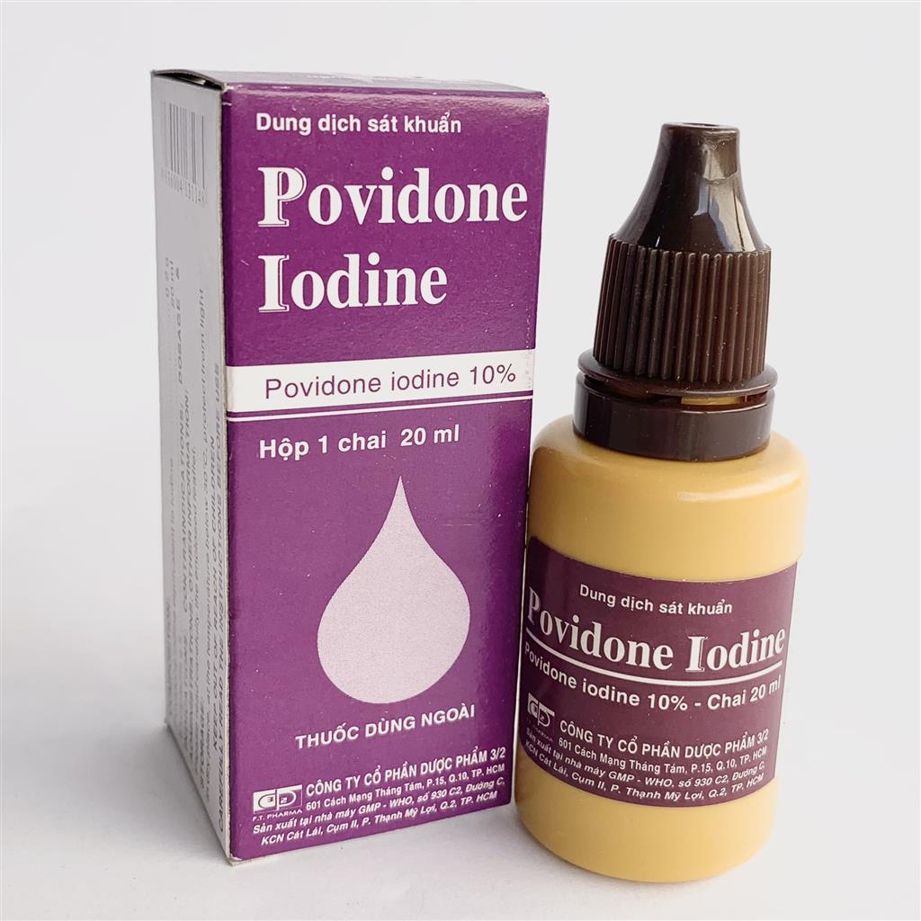 Dung dịch sát khuẩn Povidine 10%- Chai 20ml