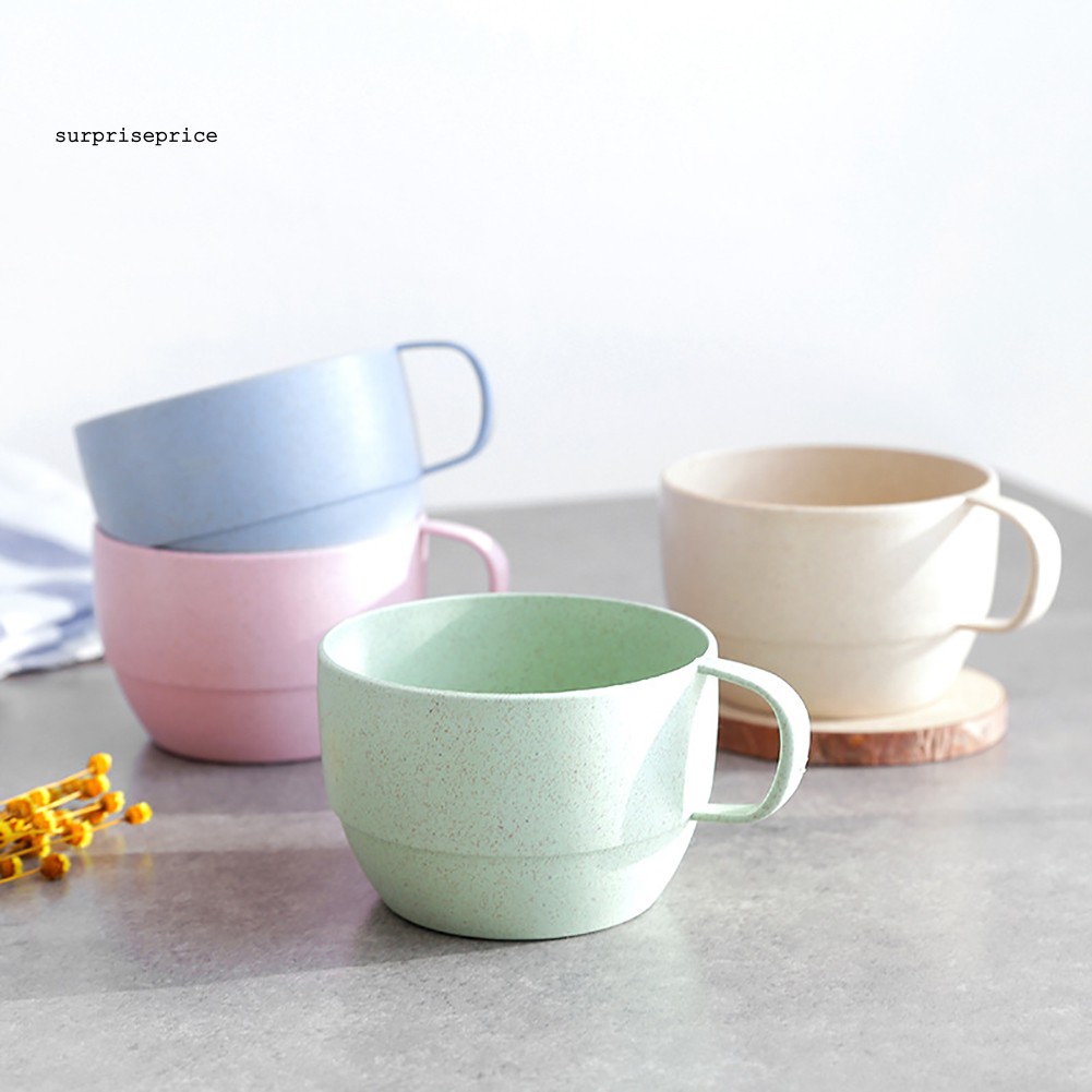 Cốc Uống Sữa Bằng Lúa Mạch Phong Cách Châu Âu Độc Đáo