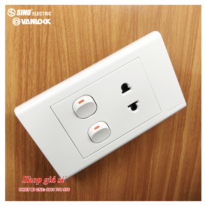 Ổ cắm - Công tắc Vanlock SINO Dòng S18 - Chính hãng