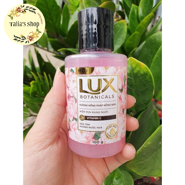 100g - Sữa tắm LUX Botanicals hương hồng pháp nồng nàn