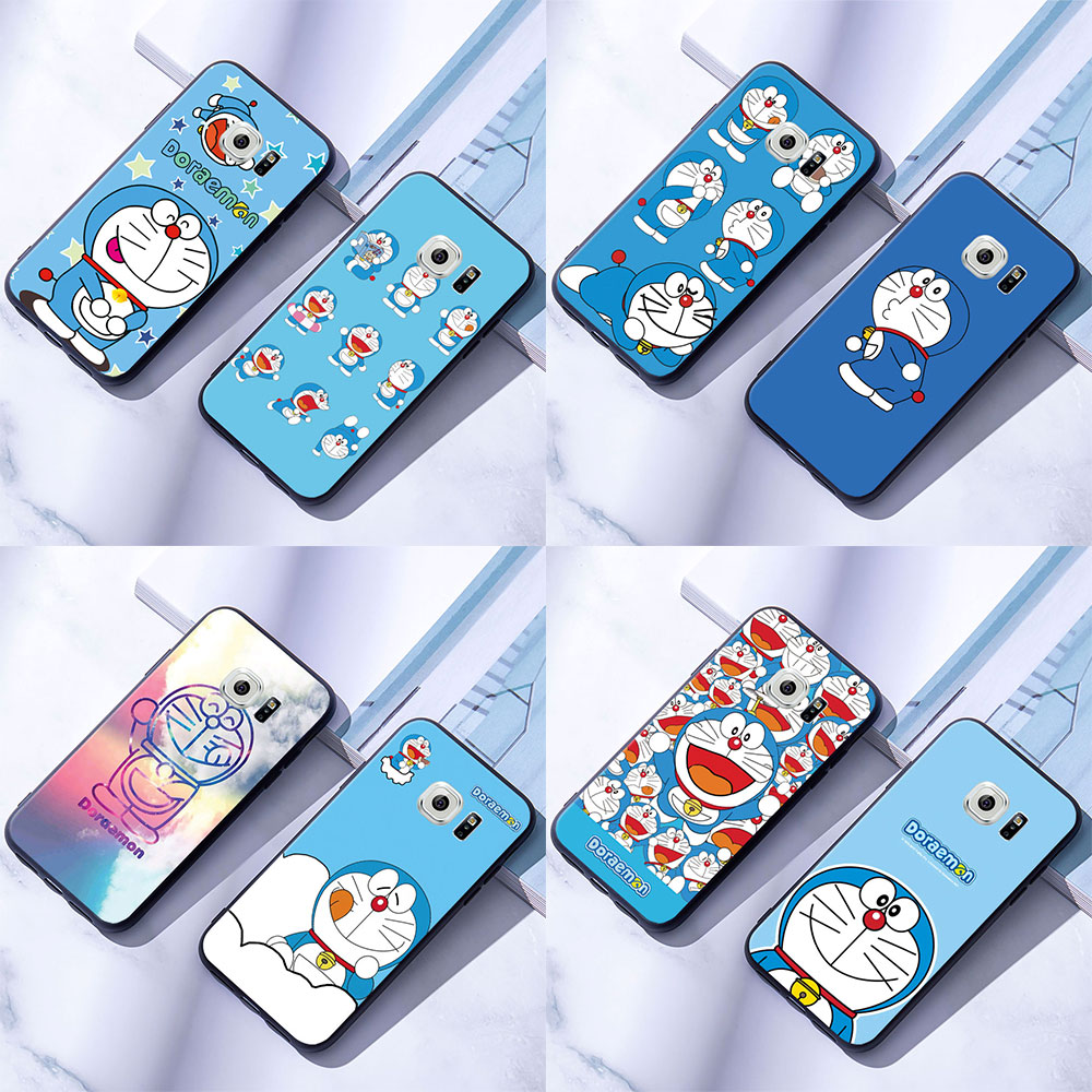 Ốp điện thoại mềm in hình Doraemon cho Samsung Galaxy S6 / S6 Edge / S6 Edge Plus