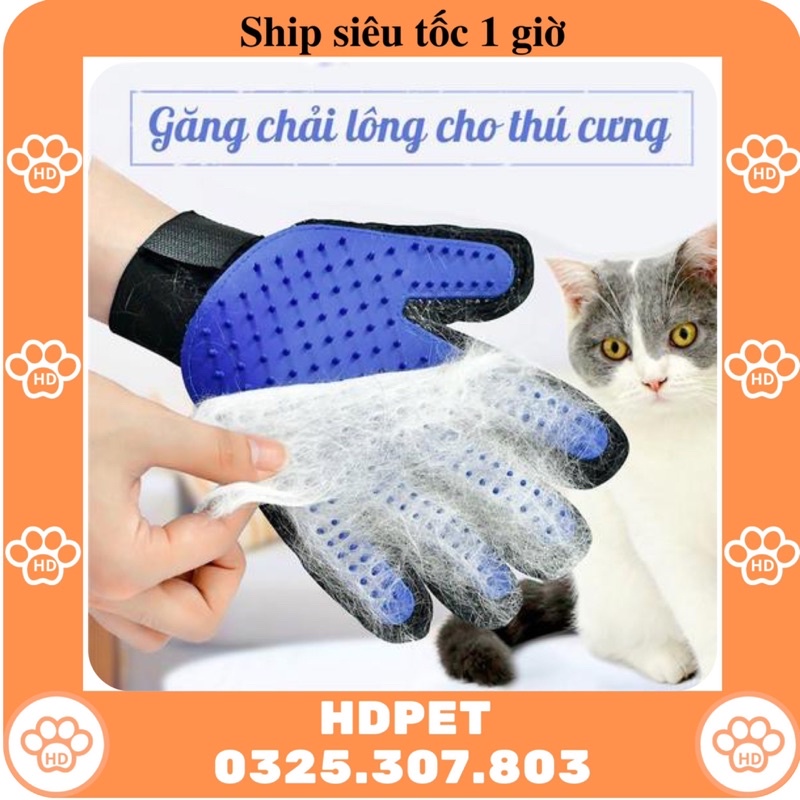 Gang tay chải lông cho chó mèo