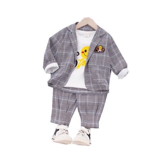 Set vest 3 chi tiết bé trai