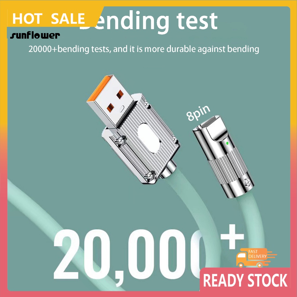 Dây cáp sạc truyền dữ liệu 120W 6A LENOVO cho điện thoại di động