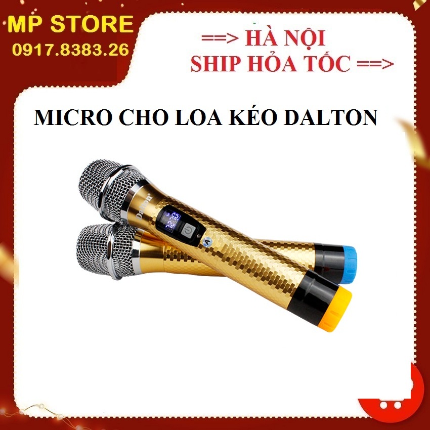 Micro không dây Dalton kim cương dành cho các dòng loa kéo dalton ( giá 1 cái ) - Hàng chính hãng