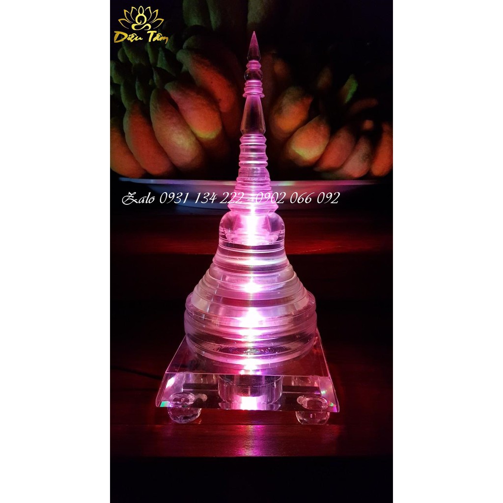 Đế đèn led để tượng phật, tháp xá lợi