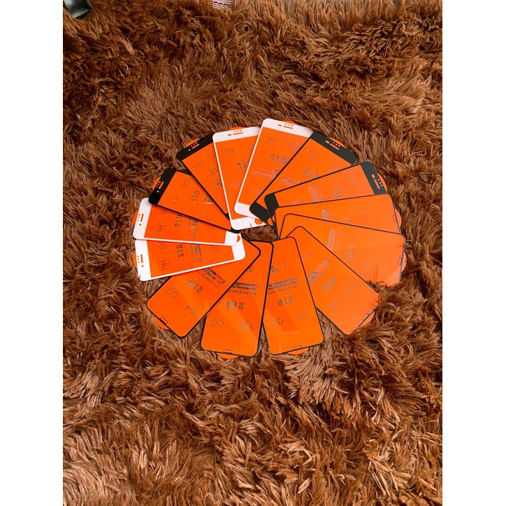 Kính cường lực iphone 6+/6s+/7+/8+ full màn 21d, 11H, chống vân tay, Siêu bền