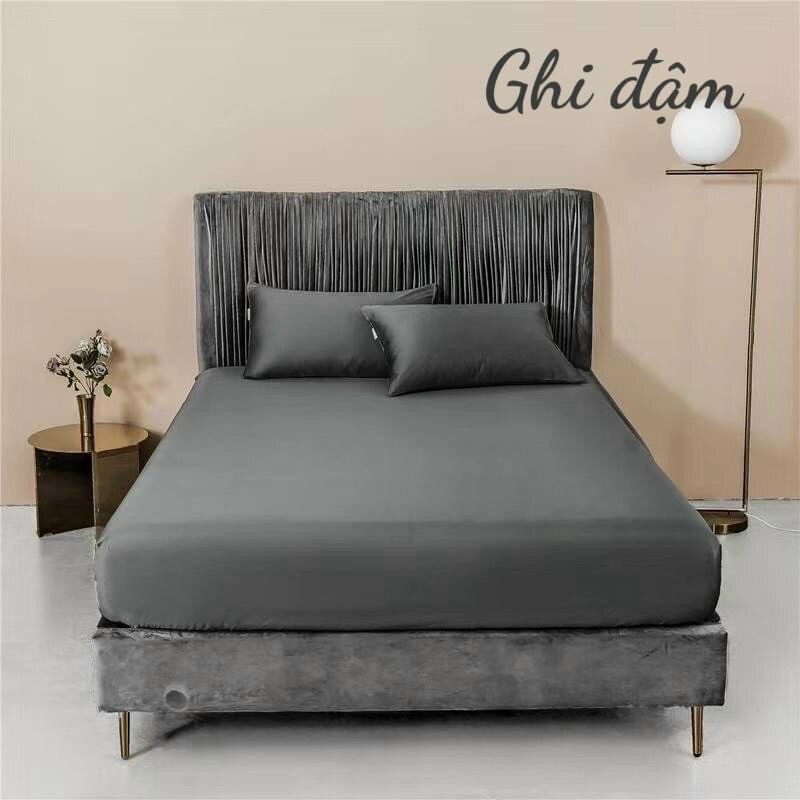 ❤️ Bộ Ga Gối ❤️ Hommy Bedding trơn màu chất liệu vải cotton cao cấp