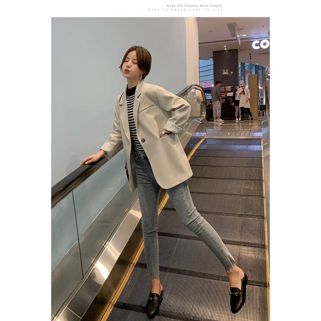 (Hàng Đẹp)Ảnh thật 3 hình cuối-HC132.Áo blazer mùa thu Hàn Quốc thanh lịch | BigBuy360 - bigbuy360.vn