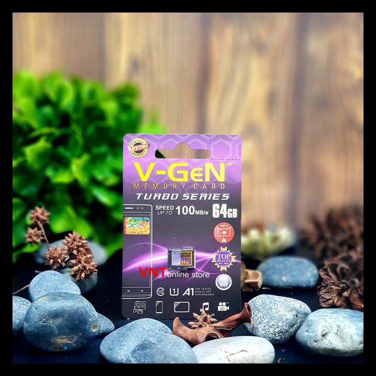 Thẻ Nhớ Micro Sd 64gb 64gb Vgen Class 1052g Class10 Sdxc Code 1052