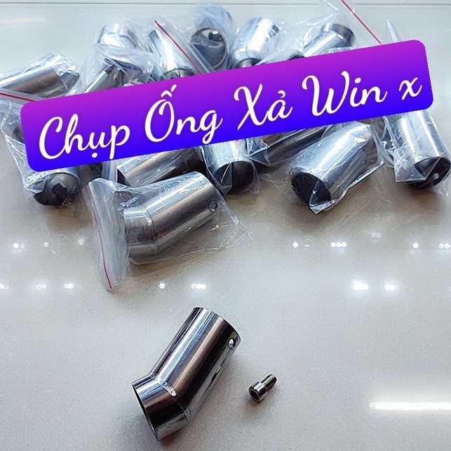 Chụp Ống Xả Pô Winner X Inox 304 Có Ốc