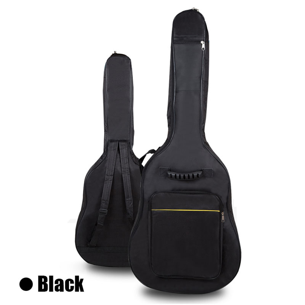 Túi vải bạt đựng đàn guitar 41" mềm mại chống thấm nước có hai quai màu đen tiện lợi