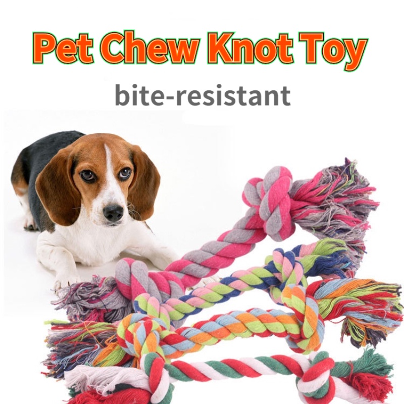Đồ Chơi GặM HìNh Cục Xương, BằNg Dây Cotton Cho Thú Cưng