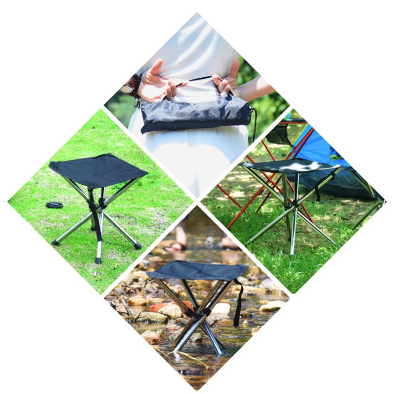QQ Ghế Xếp Di Động Có Thể Tháo Rời Cho Câu Cá / Cắm Trại
