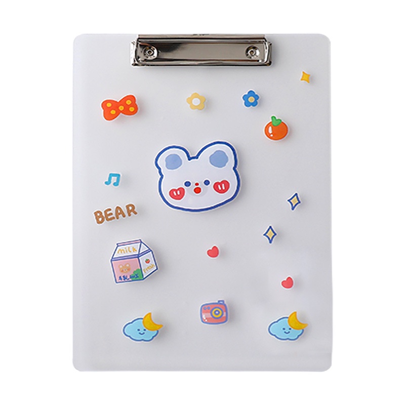 Bảng Kẹp Giấy Khổ A5 / A4 Bằng Nhựa pp Trong Suốt Tiện Dụng Cho Học Sinh / Văn Phòng