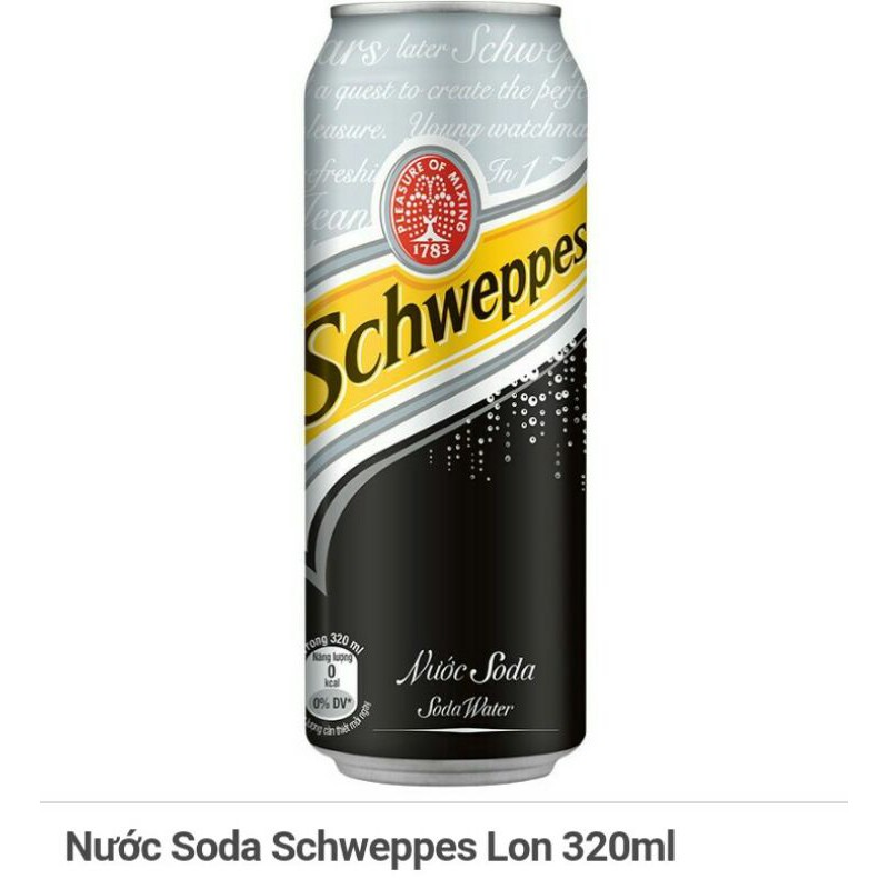 Nước Soda Schweppes Lon 330ml