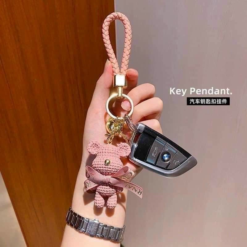 móc khoá gấu mini