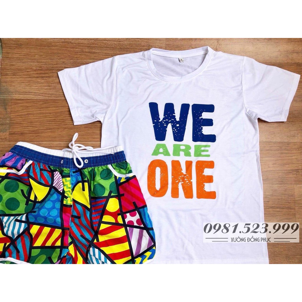 Quần Đôi Đi Biển Ô Màu, Quần Cặp- Có size Trẻ em