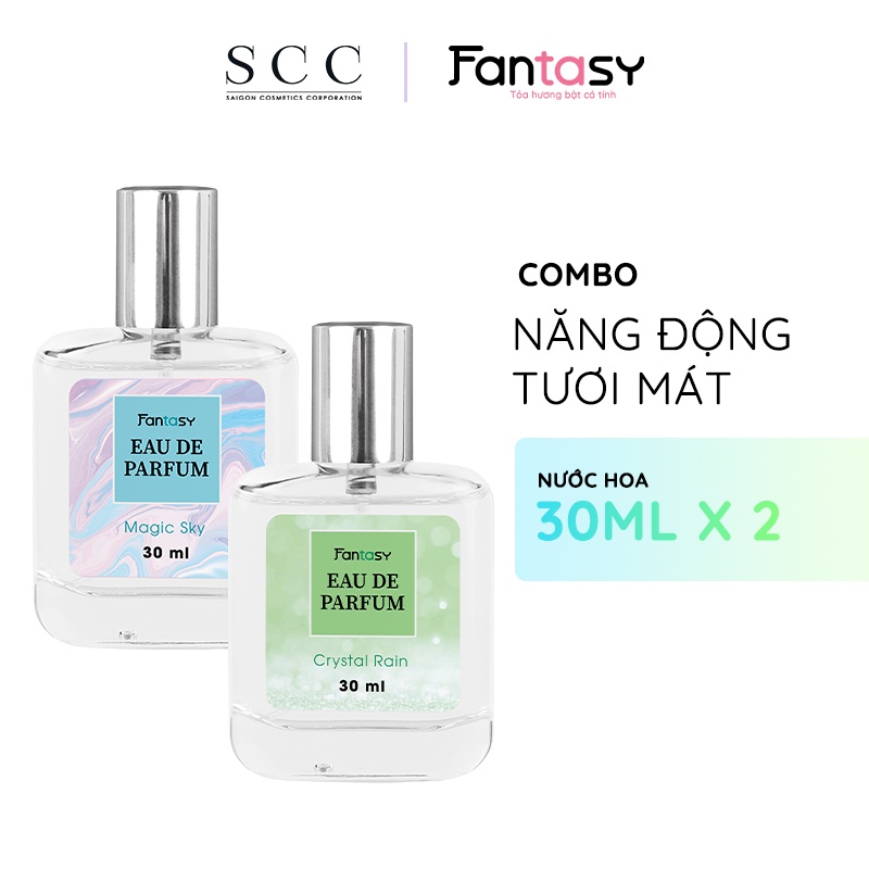 [10.10 - ĐƠN 249K NHẬN QUÀ 0Đ] Combo 2 Nước hoa Fantasy cho học sinh, sinh viên 30ml/chai