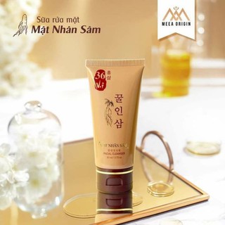 [chính hãng] sữa rửa mặt mật nhân sâm 36 vị+bông rửa mặt