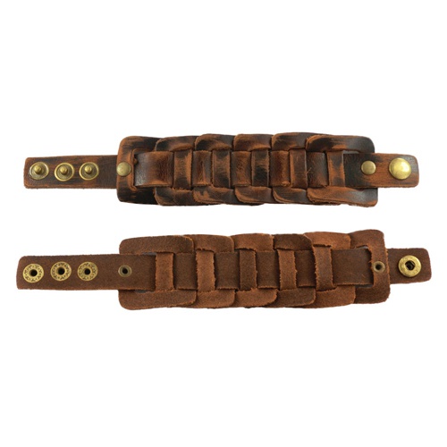 Vòng đeo tay da giả phong cách Vintage độc đáo cho nam