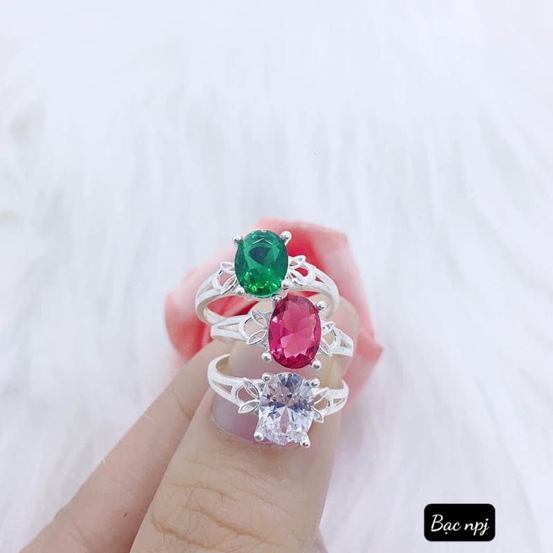Nhẫn đính đá BNP cho bé ,chuẩn bạc ta