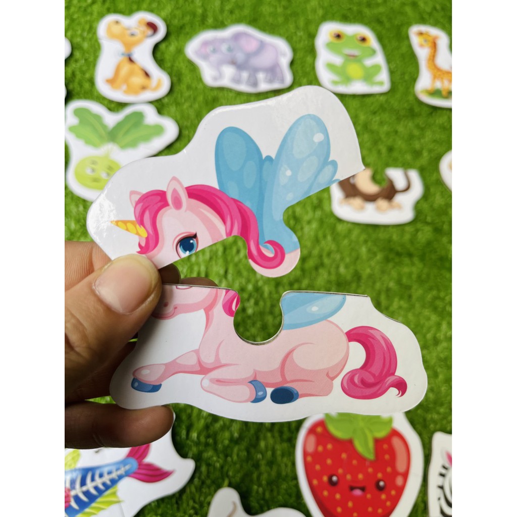 Đồ chơi thông minh Bộ Ghép hình Tư duy Thông minh - Học chữ cái, chữ số - 72 PUZZLE