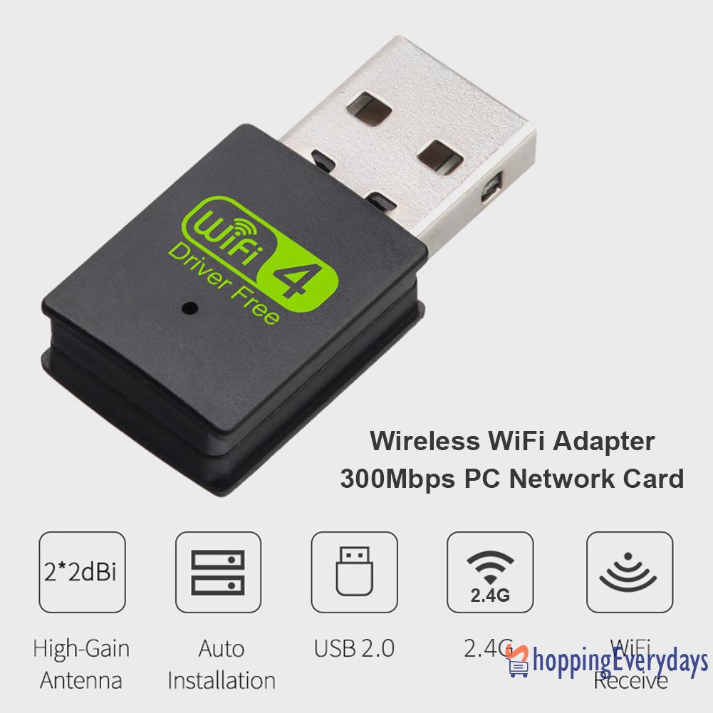 SV Thiết Bị Thu Phát Wifi Không Dây 300mbps Pc 2.4g Usb