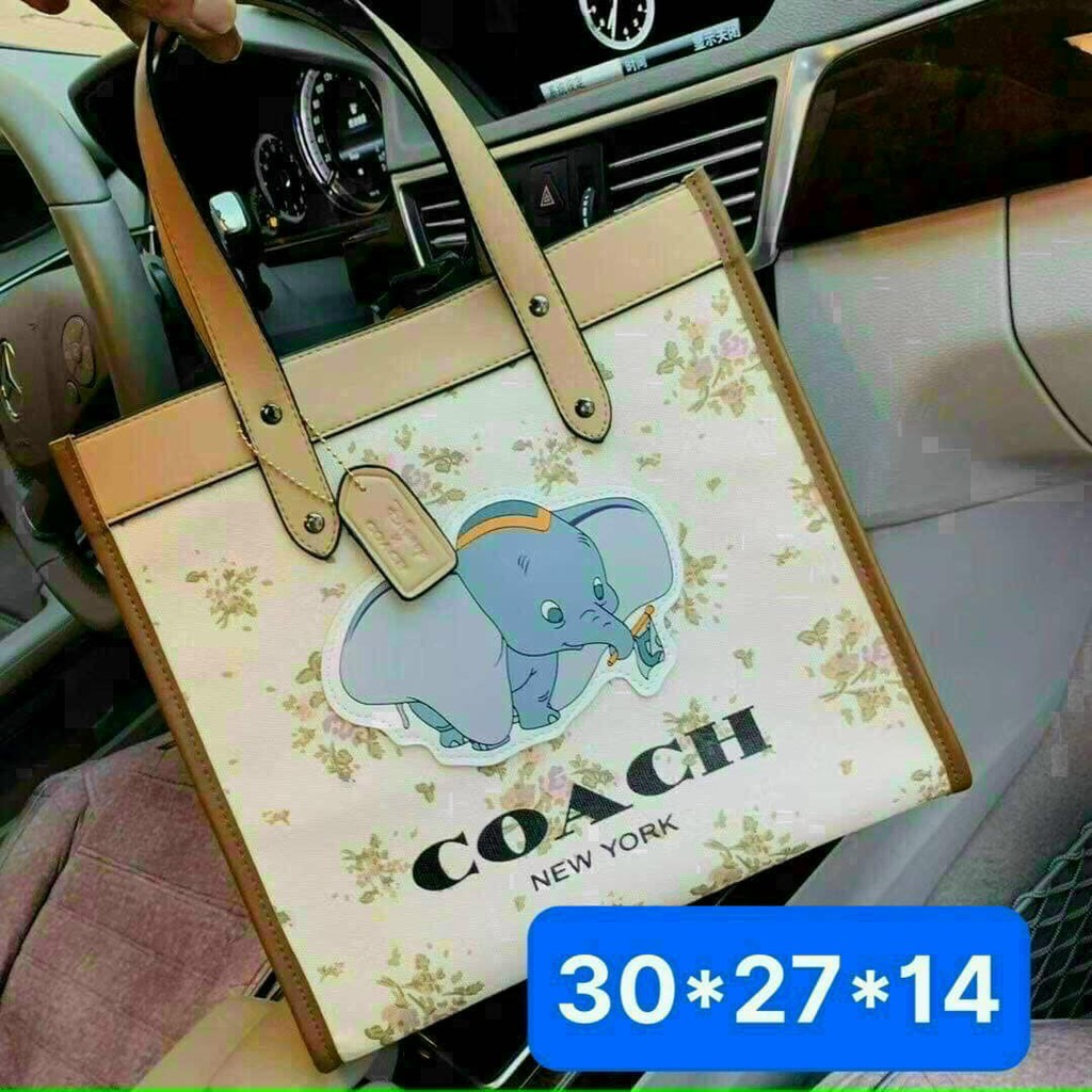 TÚI XÁCH COACH HÌNH VOI DISNEY SIZE 30CM SIÊU XỊN