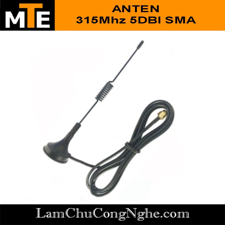 ANTEN 315MHZ 5DBI SMA ĐỰC DÀI 16CM