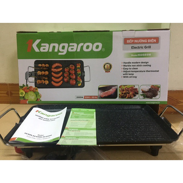 Bếp Nướng Điện Kangroo Vân Đá KG689M