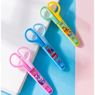 Kéo thủ công Deli có đầu bọc bảo vệ ED60601