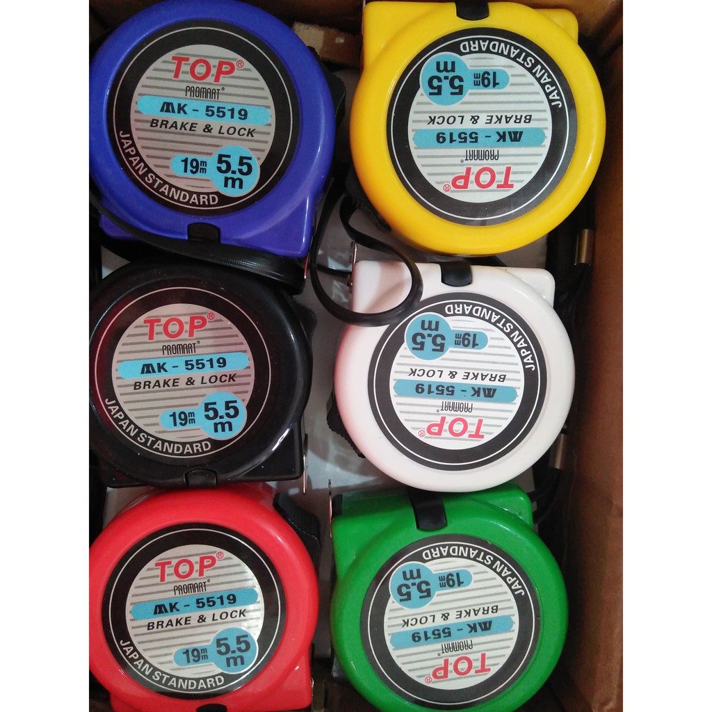 THƯỚC RÚT NHẬT 5M CAO CẤP 5.5M X 19MM TOP PROMART MK-5519