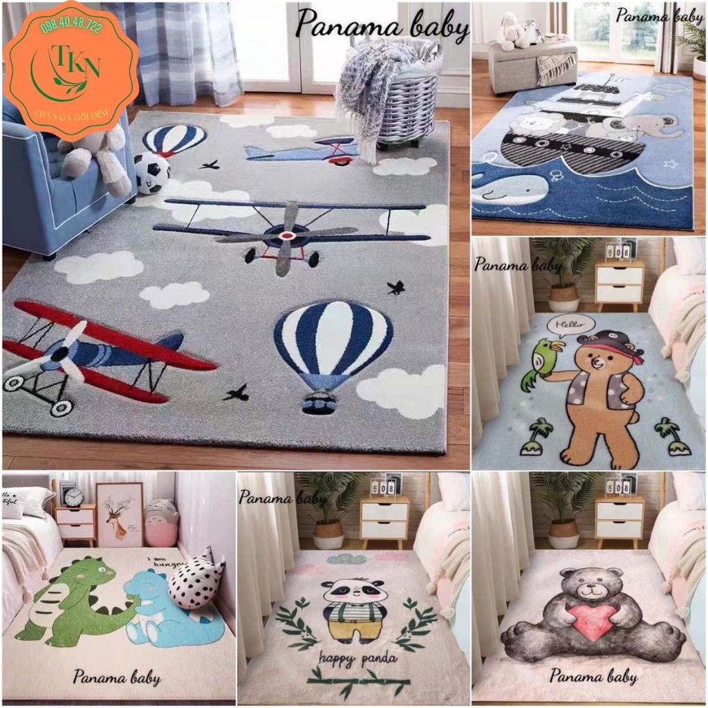 Thảm lông cừu PANAMA BABY 1m6x2m3 đẹp hoàn hảo, Thảm Lông tuyết sữa Mềm Mịn Chống Chơn Trượt