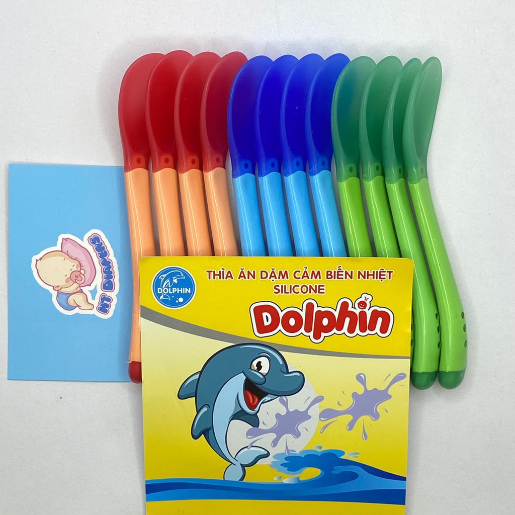 Thìa Báo Nóng Cho Bé - Hiệu Dolphin