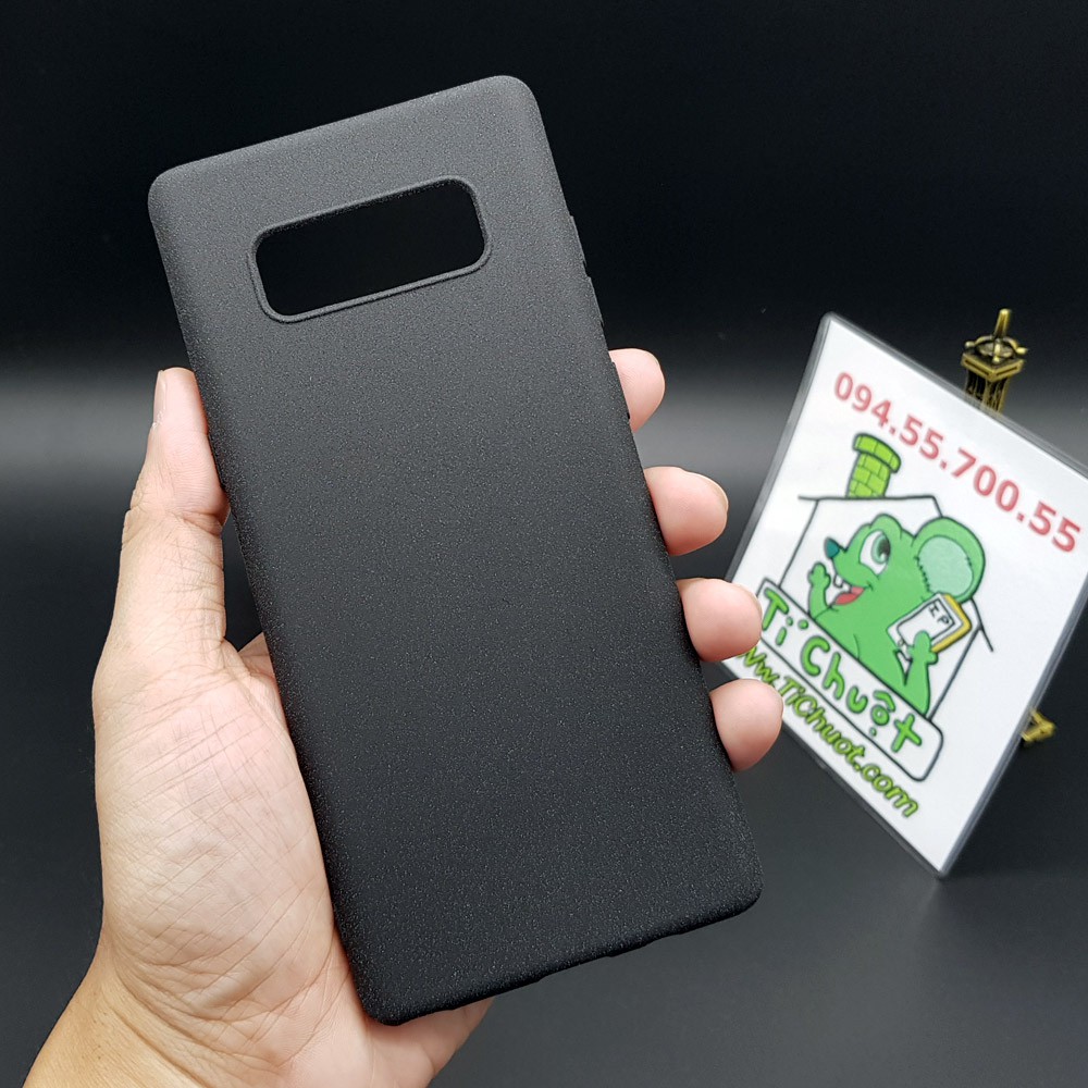 [Ảnh Thật] Ốp Lưng Samsung Note 8 Dẻo Màu Phun Cát Nhám Mịn
