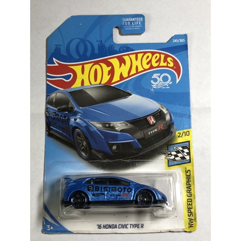 Xe Hot Wheels 16 Honda Civic Type R