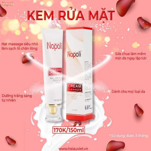 Sữa rửa mặt Napoli chính hãng