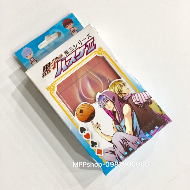 Bộ bài tú lơ khơ kuroko no basket 54 quân bài , 54 ảnh khác nhau