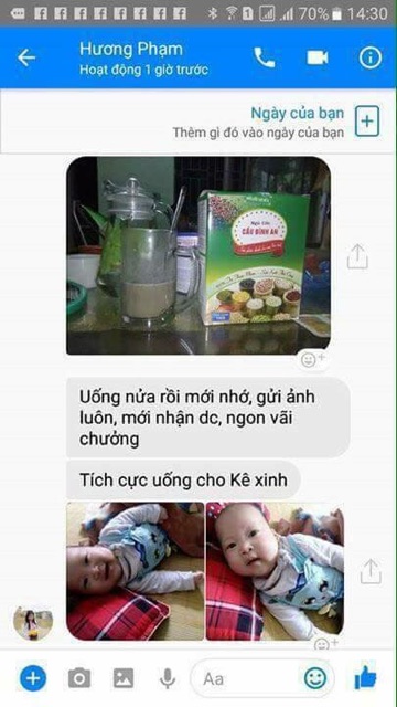 1kg Ngũ cốc lợi sữa tăng cân Cầu Bình An