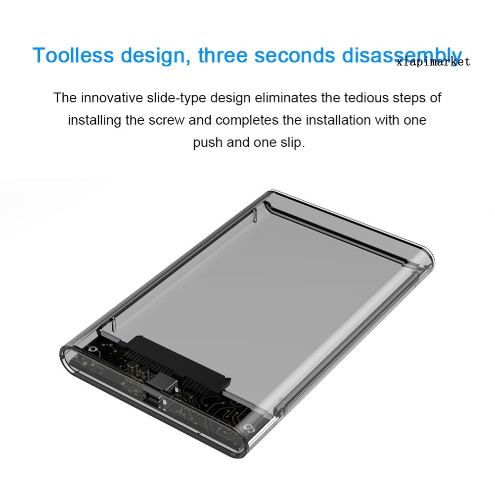 Vỏ Ổ Cứng Ngoài Usb 3.0 / 2.0 5gbps 2.5inch Sata