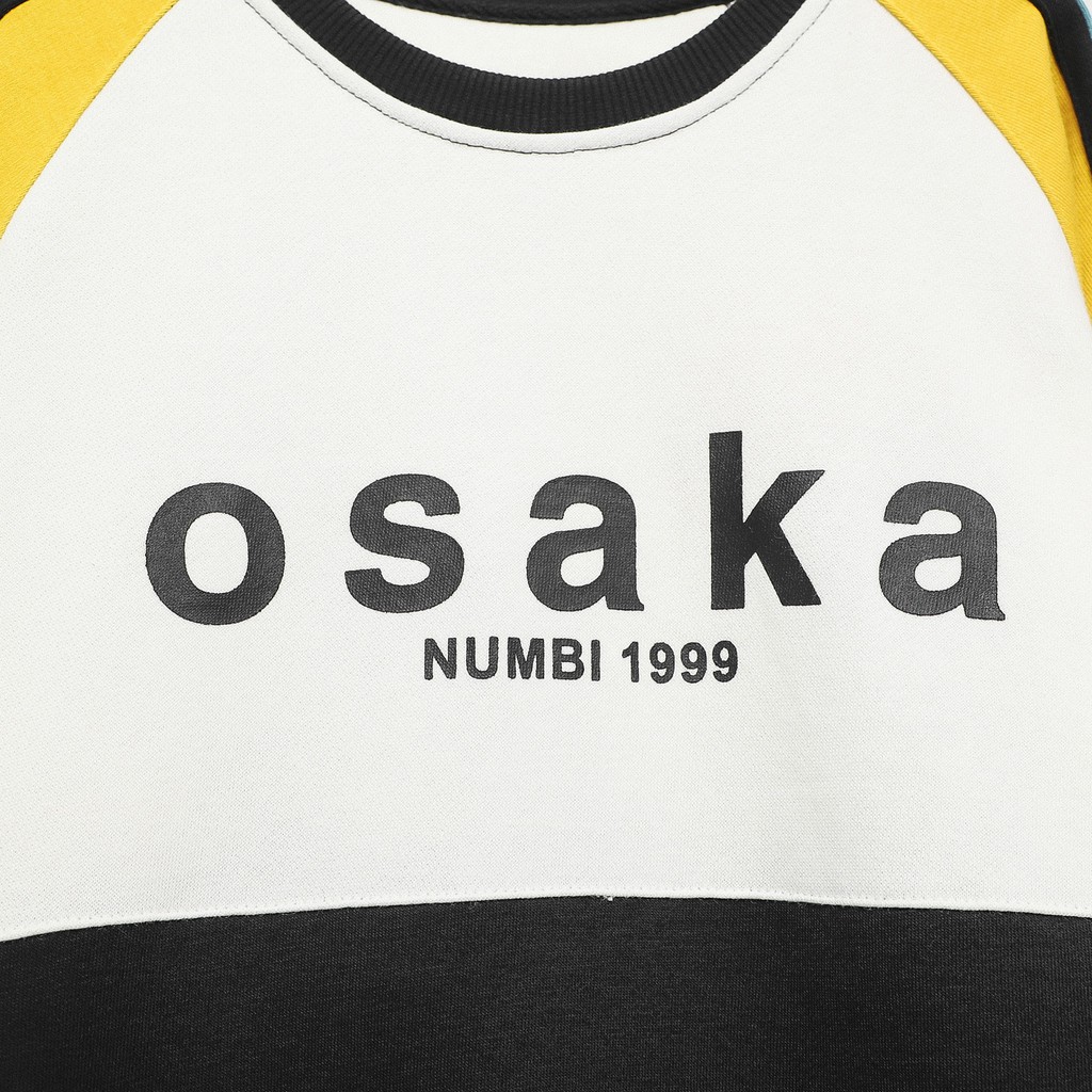 Áo Nỉ Numbi Phối Màu In Chữ Osaka | BigBuy360 - bigbuy360.vn